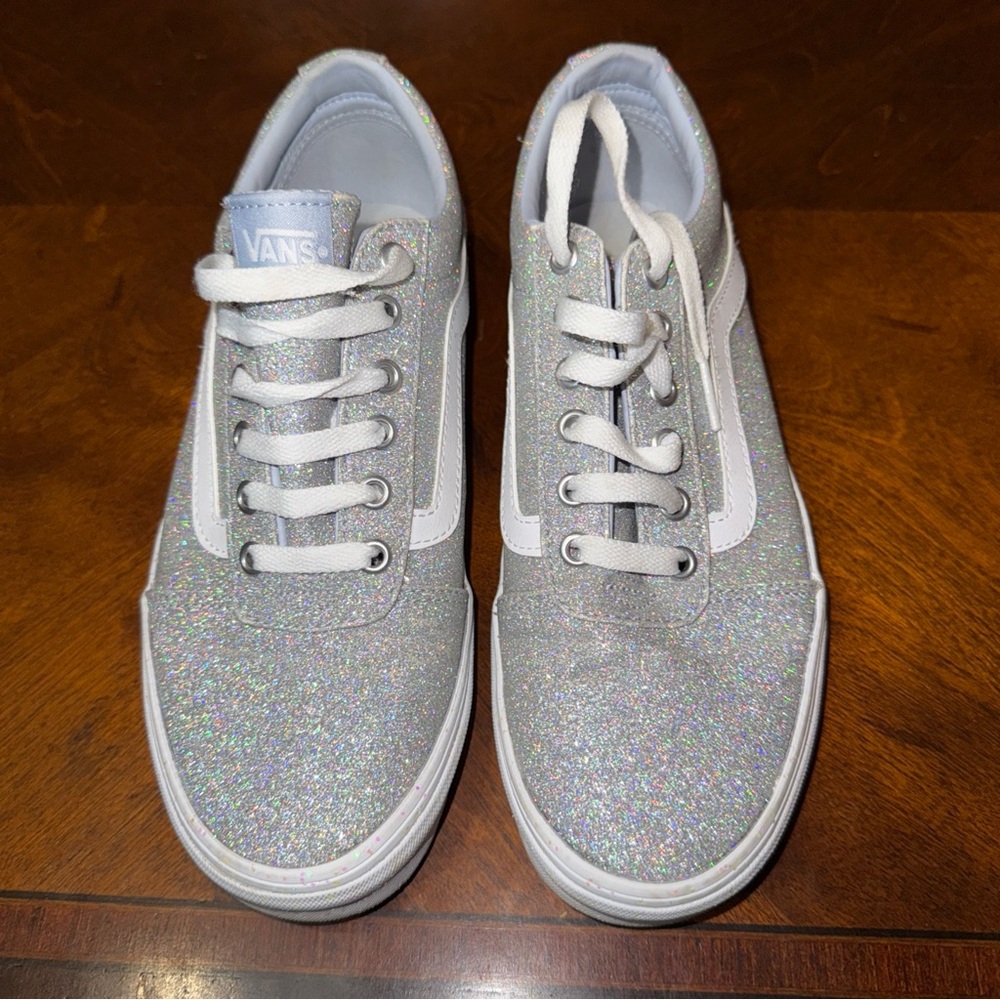 Vans Shimmering Silver Sneakers